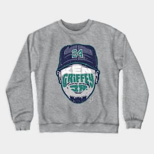 Ken Griffey Jr. Seattle Player Silhouette Number Crewneck Sweatshirt